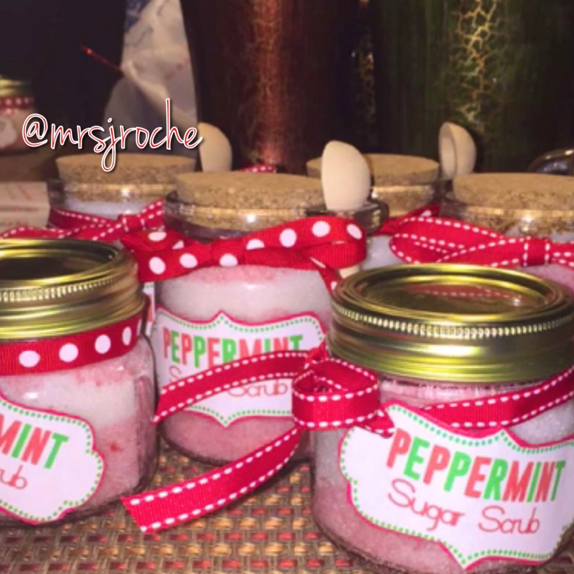 DIY Peppermint Sugar Scrub