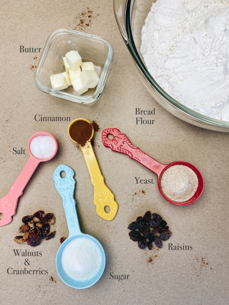 Homemade bread machine recipe, cinnamon raisin cranberry walnut bread