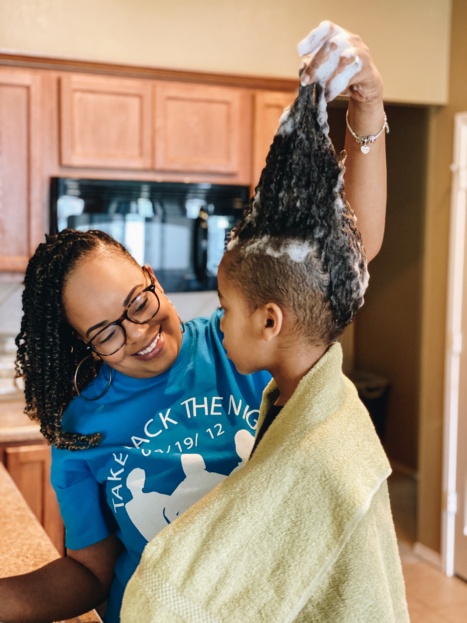 Wash Day Routine for Curly Kids
